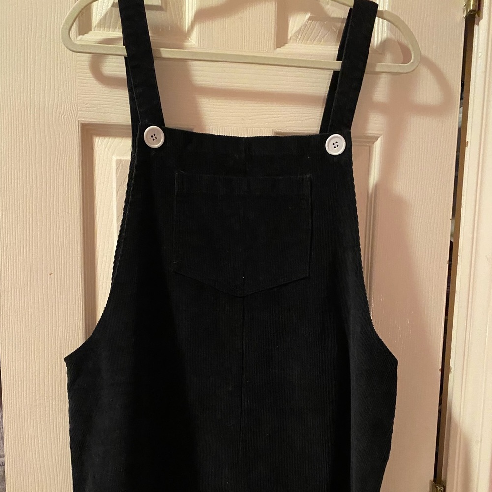 Black Dress Overalls